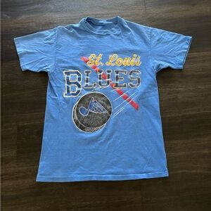 Vintage Champion STL Blues NHL Hockey Tshirt Single Stitched